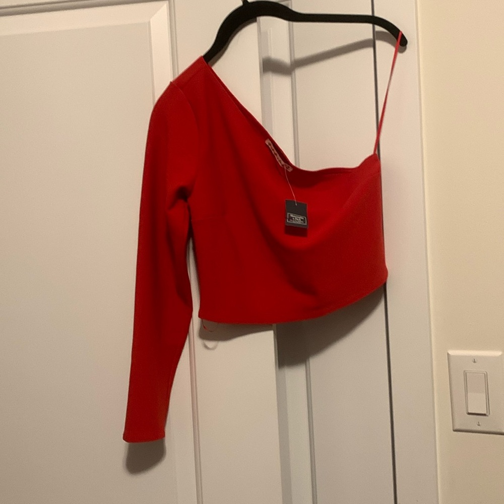 NWT Abercrombie & Fitch off the the shoulder crop top